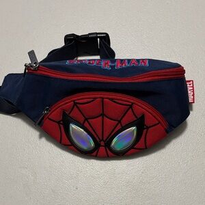 Marvel Spider-Man face Red and Blue Waist Bag belt Fanny pack ajustable